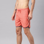 Men Red Rapid Dry Lightweight Dolphin Running shorts