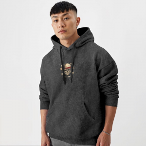 Printed Anime One Piece Mugiwara Oversized Fit Hooded Sweatshirt