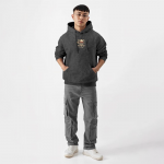 Printed Anime One Piece Mugiwara Oversized Fit Hooded Sweatshirt