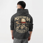 Printed Anime One Piece Mugiwara Oversized Fit Hooded Sweatshirt